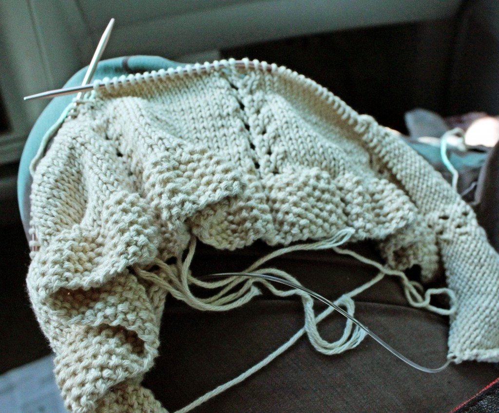 knit in the car